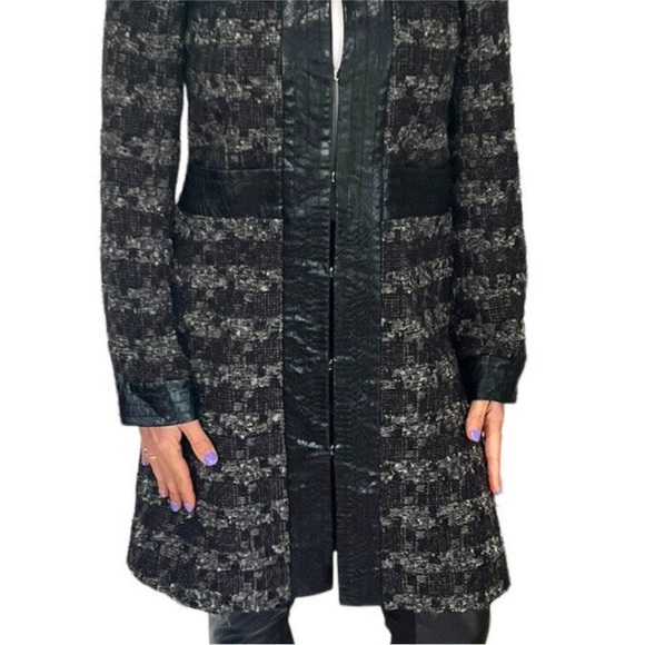 TORY BURCH edalene Wool Tweed Coat EUC - Picture 5 of 12